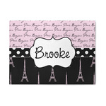 Paris Bonjour and Eiffel Tower Area Rug (Personalized)
