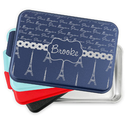 Paris Bonjour and Eiffel Tower Aluminum Baking Pan with Lid (Personalized)