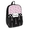 Paris Bonjour and Eiffel Tower Backpack - angled view