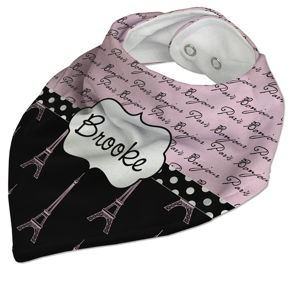 Paris Bonjour and Eiffel Tower Bandana Closed