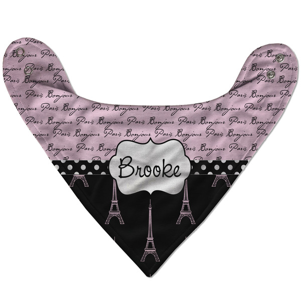 Paris Bonjour and Eiffel Tower Bandana Flat Approval