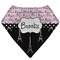 Paris Bonjour and Eiffel Tower Bandana Bib (Personalized)