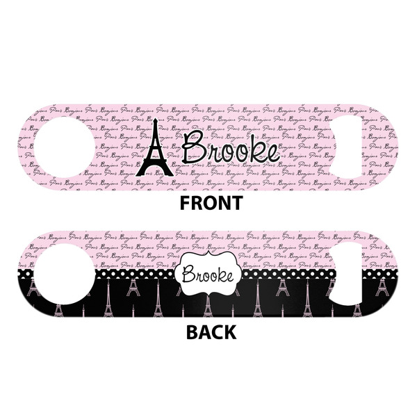 Paris Bonjour and Eiffel Tower Bar Bottle Opener - White - Approval