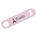 Paris Bonjour and Eiffel Tower Bar Bottle Opener w/ Name or Text