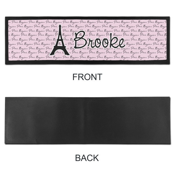 Paris Bonjour and Eiffel Tower Bar Mat - Large - APPROVAL