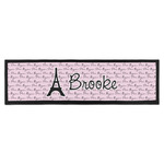Paris Bonjour and Eiffel Tower Bar Mat (Personalized)