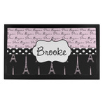 Paris Bonjour and Eiffel Tower Bar Mat - Small (Personalized)