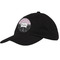 Paris Bonjour and Eiffel Tower Baseball Cap - Black (Personalized)