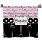 Paris Bonjour and Eiffel Tower Bath Towel (Personalized)