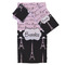 Paris Bonjour and Eiffel Tower Bath Towel Sets - 3-piece - Front/Main