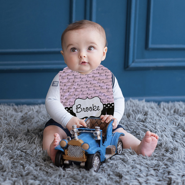 Paris Bonjour and Eiffel Tower Bib Lifestyle Boy
