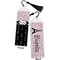 Paris Bonjour and Eiffel Tower Bookmark with tassel - Front and Back