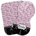 Paris Bonjour and Eiffel Tower Burp Cloth (Personalized)