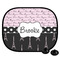 Paris Bonjour and Eiffel Tower Car Side Window Sun Shade (Personalized)