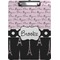 Paris Bonjour and Eiffel Tower Clipboard (Personalized)