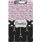 Paris Bonjour and Eiffel Tower Clipboard (Legal Size) (Personalized)