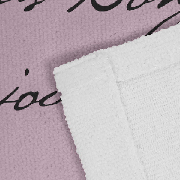 Paris Bonjour and Eiffel Tower Close up of Fabric