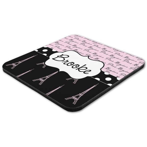 Paris Bonjour and Eiffel Tower Coaster Set - FLAT (one)