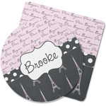 Paris Bonjour and Eiffel Tower Rubber Backed Coaster (Personalized)