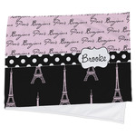 Paris Bonjour and Eiffel Tower Cooling Towel (Personalized)