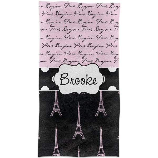 Paris Bonjour and Eiffel Tower Crib Comforter/Quilt - Apvl