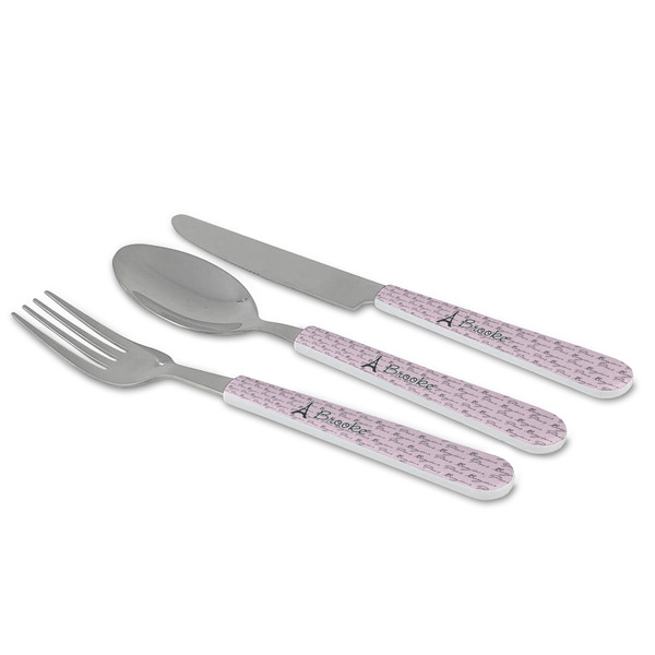 Paris Bonjour and Eiffel Tower Cutlery Set - MAIN