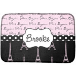 Paris Bonjour and Eiffel Tower Dish Drying Mat (Personalized)