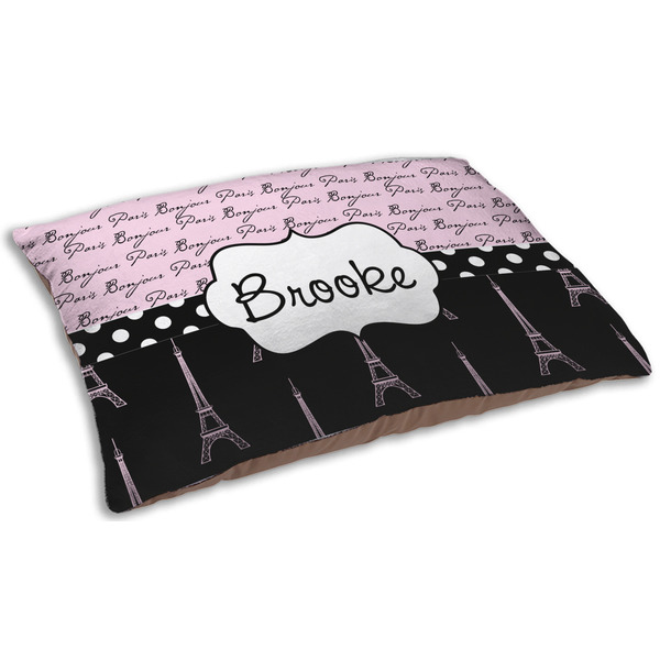 Paris Bonjour and Eiffel Tower Dog Beds - SMALL