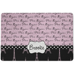 Paris Bonjour and Eiffel Tower Dog Food Mat w/ Name or Text
