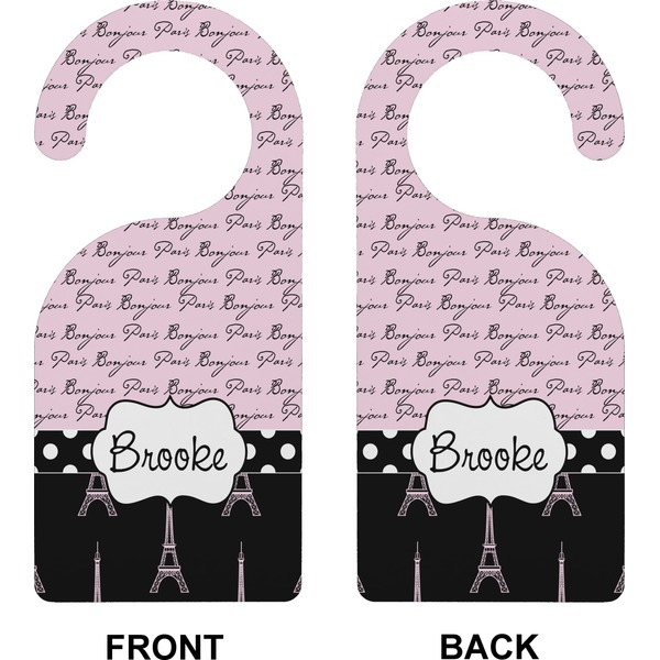 Paris Bonjour and Eiffel Tower Door Hanger (Approval)