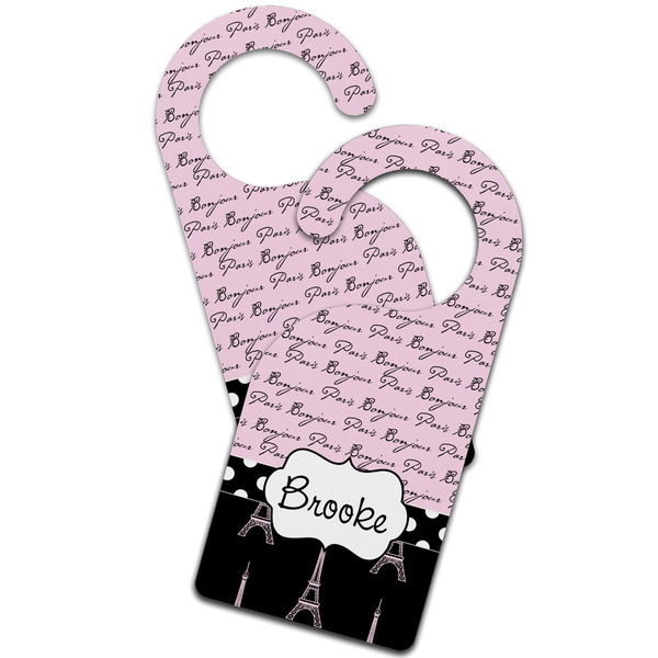Paris Bonjour and Eiffel Tower Door Hanger - MAIN