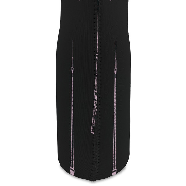 Paris Bonjour and Eiffel Tower Double Wine Tote - DETAIL 2 (new)