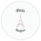 Paris Bonjour and Eiffel Tower Drink Topper - Small - Single