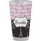 Paris Bonjour and Eiffel Tower Pint Glass - Full Color (Personalized)