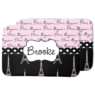 Paris Bonjour and Eiffel Tower Dish Drying Mat (Personalized)