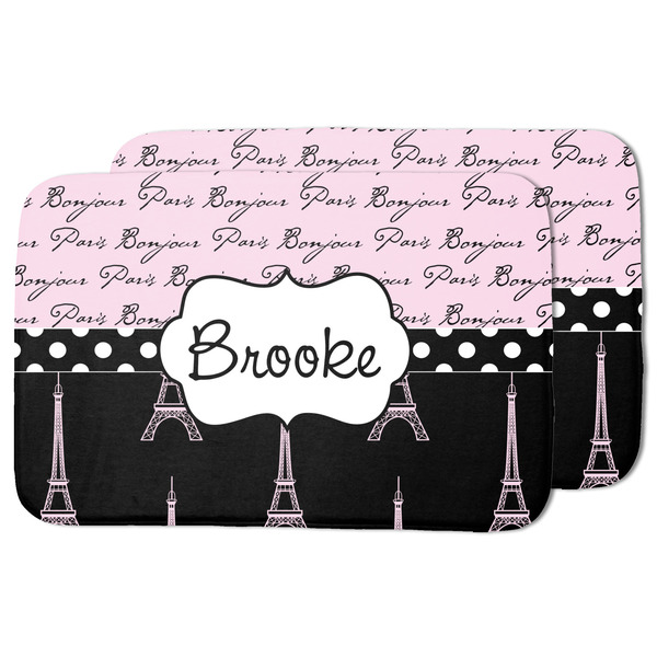 Paris Bonjour and Eiffel Tower Drying Dish Mat - MAIN