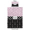 Paris Bonjour and Eiffel Tower Duvet Cover Set - Twin XL - Approval