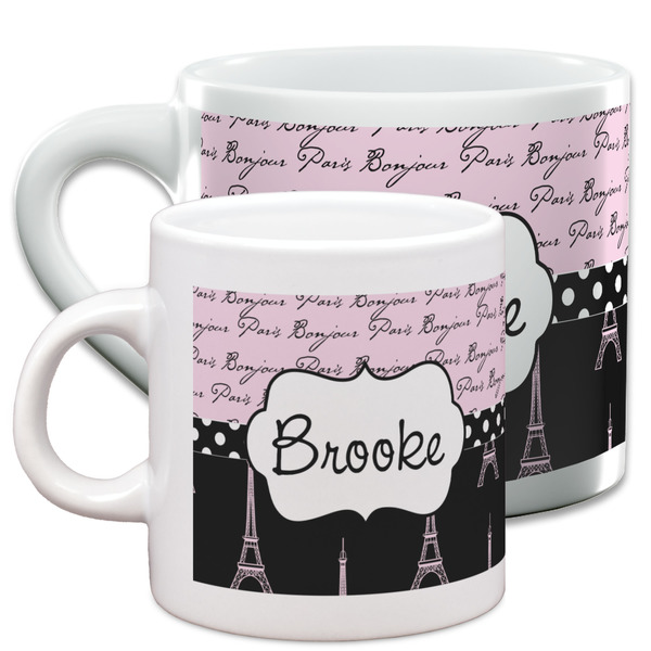 Paris Bonjour and Eiffel Tower Espresso Mugs - Main Parent