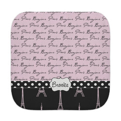 Paris Bonjour and Eiffel Tower Face Towel (Personalized)
