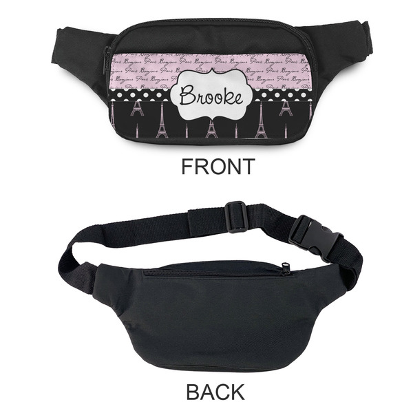 Paris Bonjour and Eiffel Tower Fanny Packs - APPROVAL
