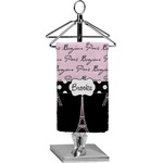 Paris Bonjour and Eiffel Tower Finger Tip Towel - Full Print (Personalized)