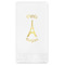 Paris Bonjour and Eiffel Tower Guest Napkins - Foil Stamped (Personalized)