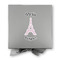 Paris Bonjour and Eiffel Tower Gift Boxes with Magnetic Lid - Silver - Approval