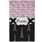 Paris Bonjour and Eiffel Tower Golf Towel (Personalized) - APPROVAL (Small Full Print)