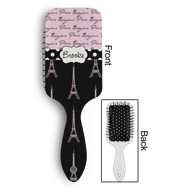 Paris Bonjour and Eiffel Tower Hair Brush - Approval