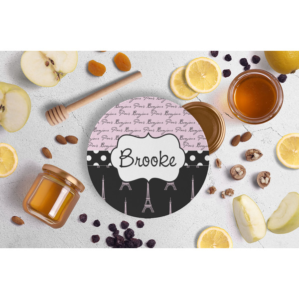 Paris Bonjour and Eiffel Tower Jar Opener - Lifestyle Image