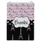 Paris Bonjour and Eiffel Tower Jewelry Gift Bag - Gloss - Front