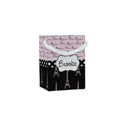Paris Bonjour and Eiffel Tower Jewelry Gift Bags (Personalized)