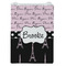 Paris Bonjour and Eiffel Tower Jewelry Gift Bag - Matte - Front