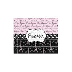 Paris Bonjour and Eiffel Tower 110 pc Jigsaw Puzzle (Personalized)